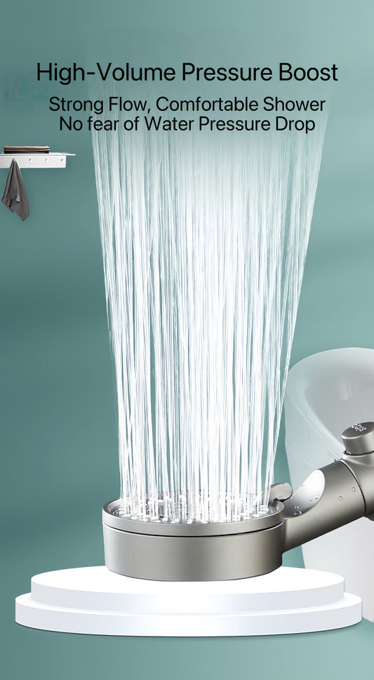 Turbo Pressure Filtered Shower Head – Clean Water & Strong Flow