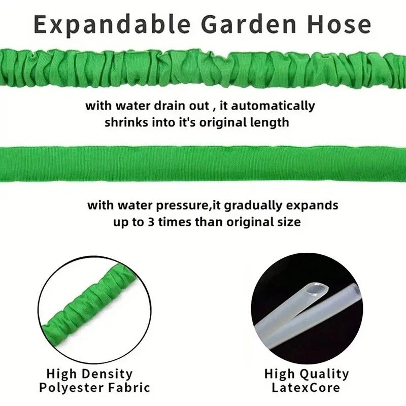 Flexible Water Hose for Garden & Car – Expandable Design