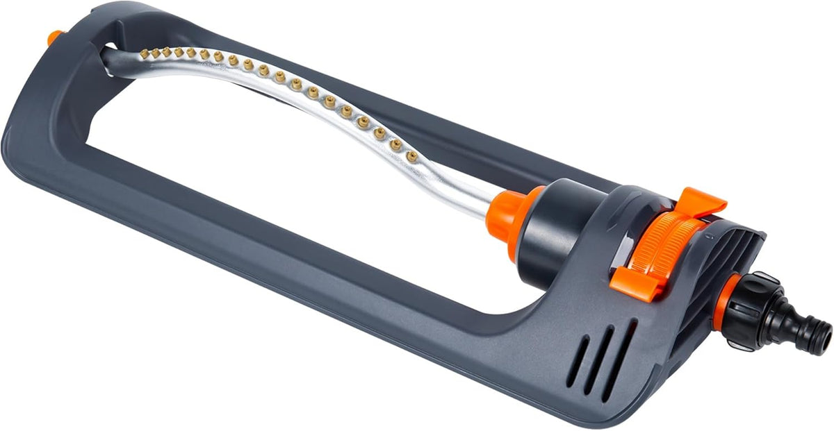 360° Adjustable Oscillating Garden Sprinkler – Wide Coverage Lawn Watering System