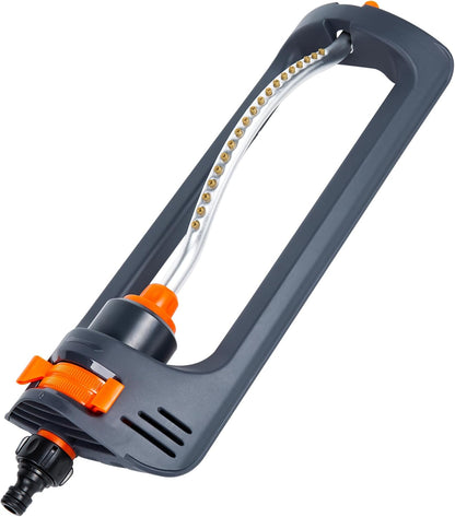360° Adjustable Oscillating Garden Sprinkler – Wide Coverage Lawn Watering System