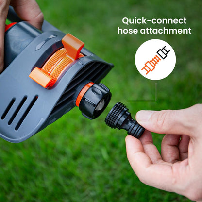 360° Adjustable Oscillating Garden Sprinkler – Wide Coverage Lawn Watering System