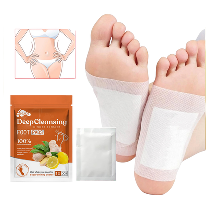 🌿 Ginger Deep Cleansing Foot Patch (10 PCS)