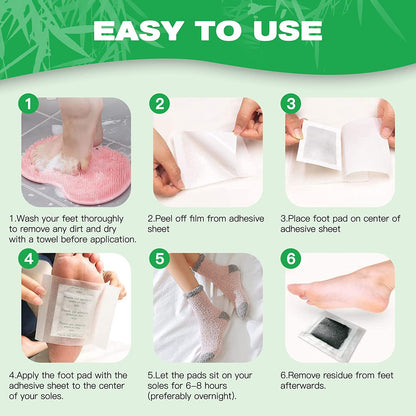 🌿 Ginger Deep Cleansing Foot Patch (10 PCS)