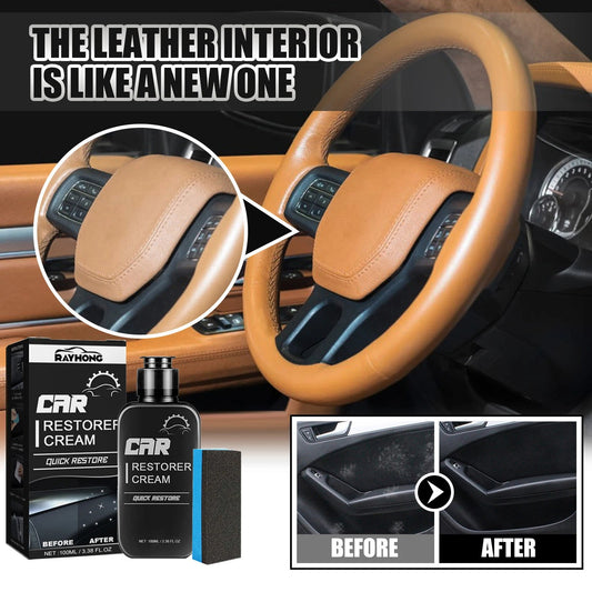 Car Interior Refurbishing Spray – Restore & Shine Dashboard, Leather & Plastic