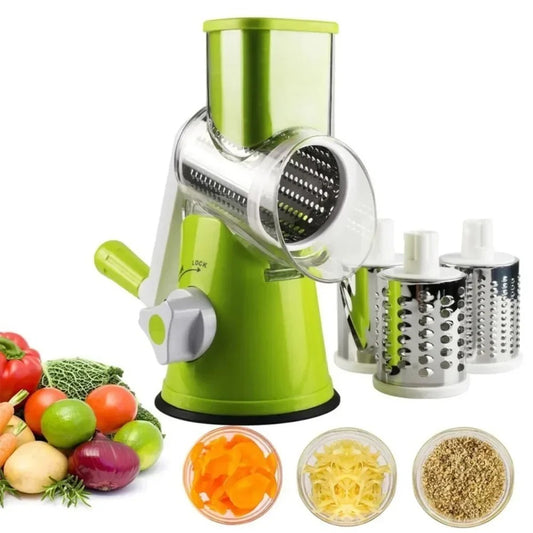 Multi-Function Rotary Vegetable Slicer