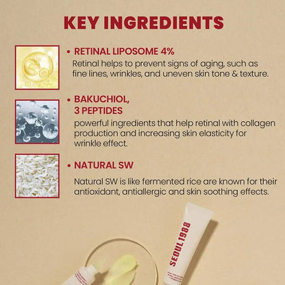 SEOUL 1988 Retinal Liposome 4% Anti-Aging Eye Cream