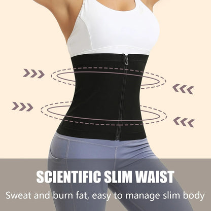 3-Row Adjustable Waist Trainer – Tummy Control & Body Shaper