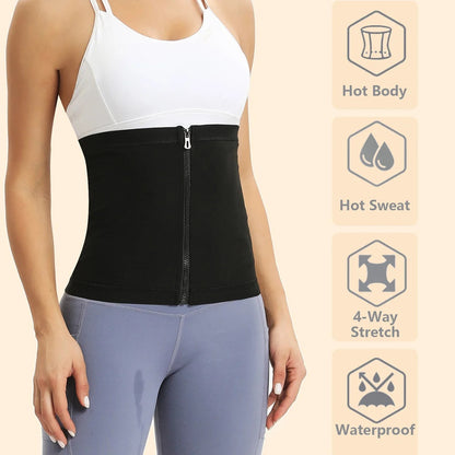 3-Row Adjustable Waist Trainer – Tummy Control & Body Shaper