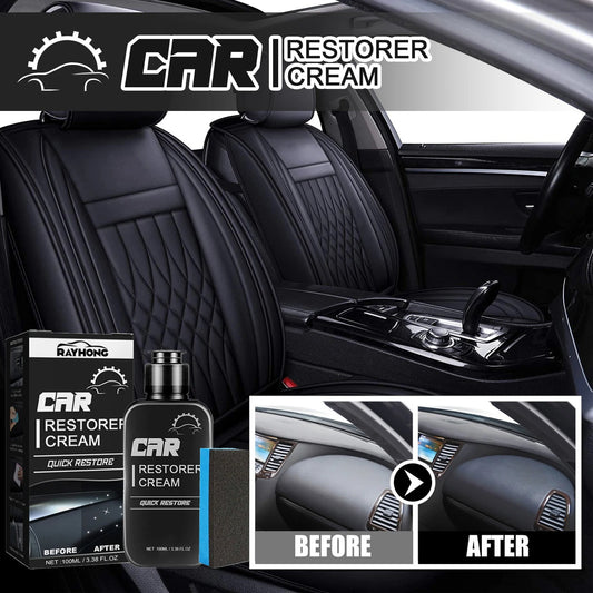 Car Interior Refurbishing Spray – Restore & Shine Dashboard, Leather & Plastic