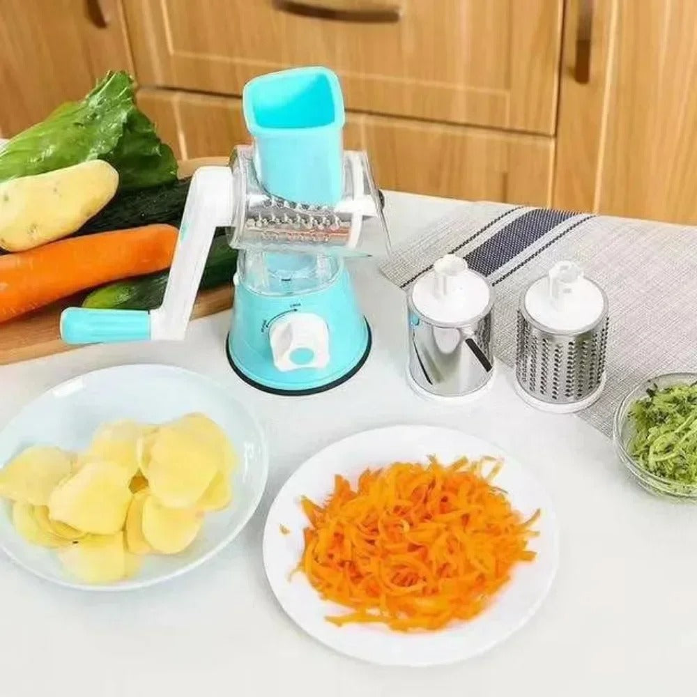 Multi-Function Rotary Vegetable Slicer