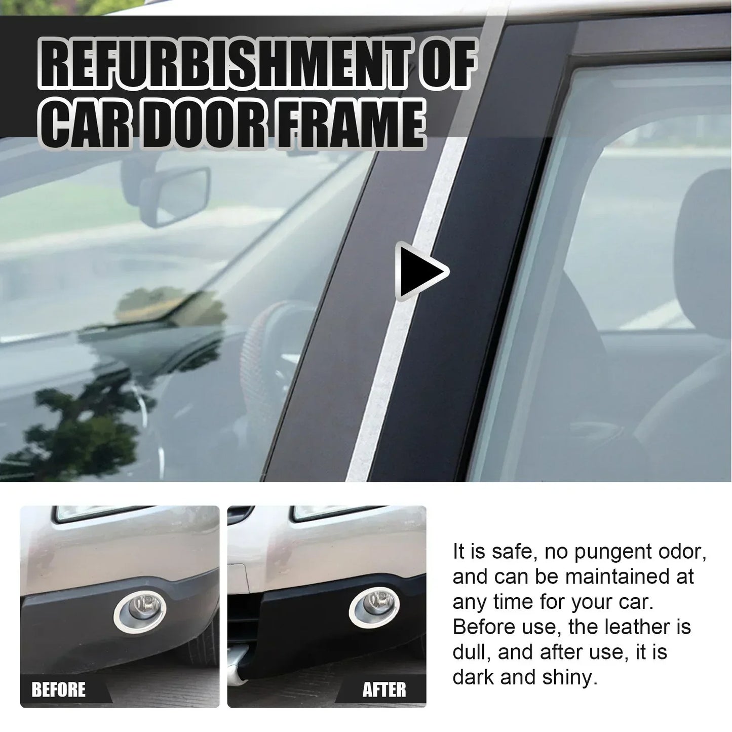 Car Interior Refurbishing Spray – Restore & Shine Dashboard, Leather & Plastic