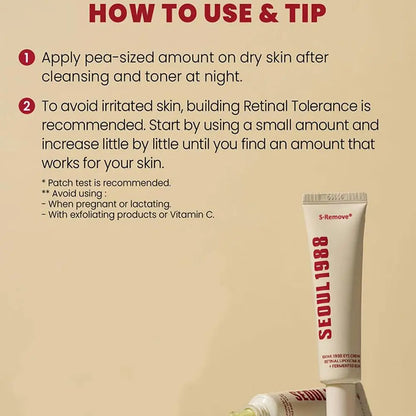 SEOUL 1988 Retinal Liposome 4% Anti-Aging Eye Cream