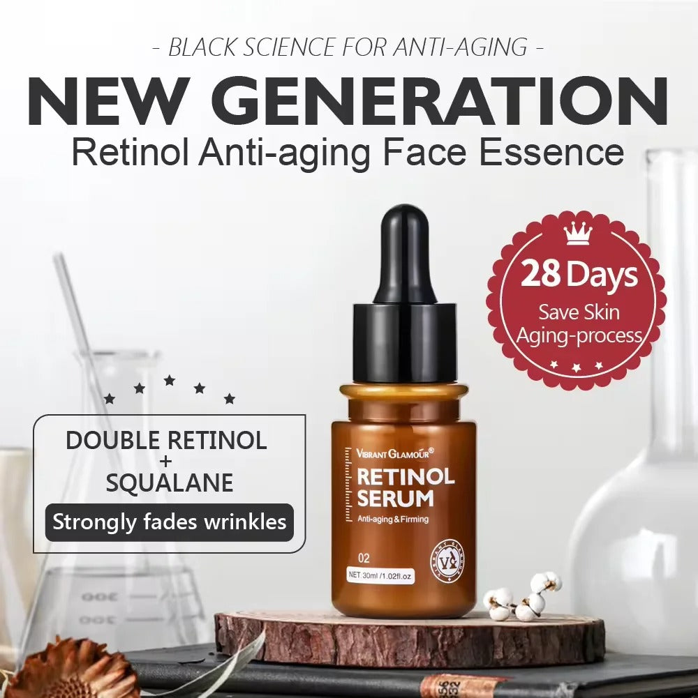 Vibrant Glamour Retinol Pack – Serum + Cream | Anti-Aging & Firming Set