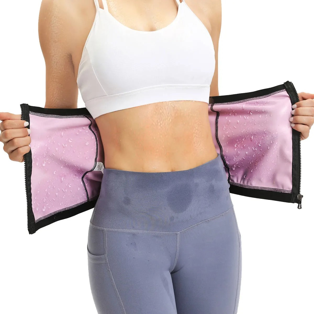 3-Row Adjustable Waist Trainer – Tummy Control & Body Shaper
