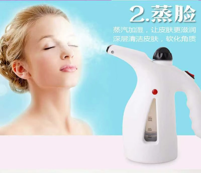 2-in-1 Portable Facial & Garment Steamer