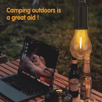 Solar Rechargeable LED Camping Bulb