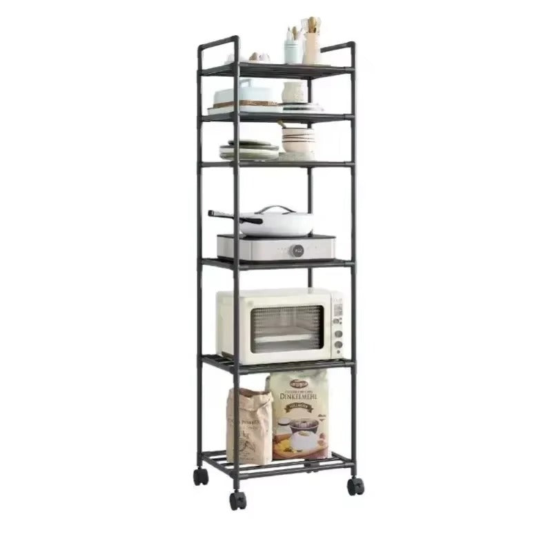 6-Tier Rolling Kitchen Storage Rack