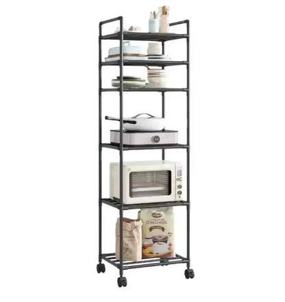 6-Tier Rolling Kitchen Storage Rack