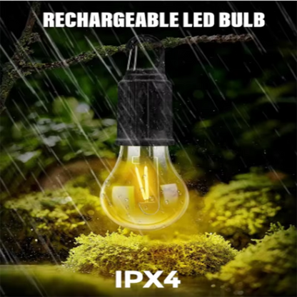Solar Rechargeable LED Camping Bulb