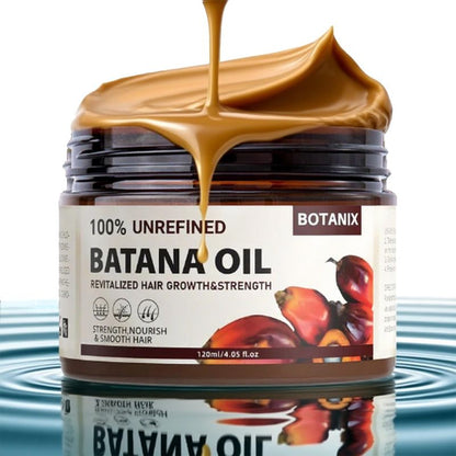 100% Unrefined Batana Oil – Revitalize Hair Growth & Strength | Botanix
